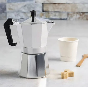 Cafetera Moka tipo Italiana Caffettino Aluminio