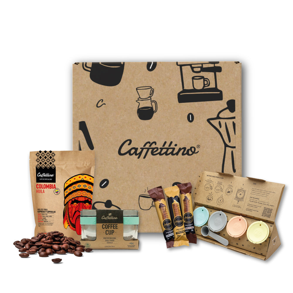 Box Cápsulas Recargables + Café de especialidad