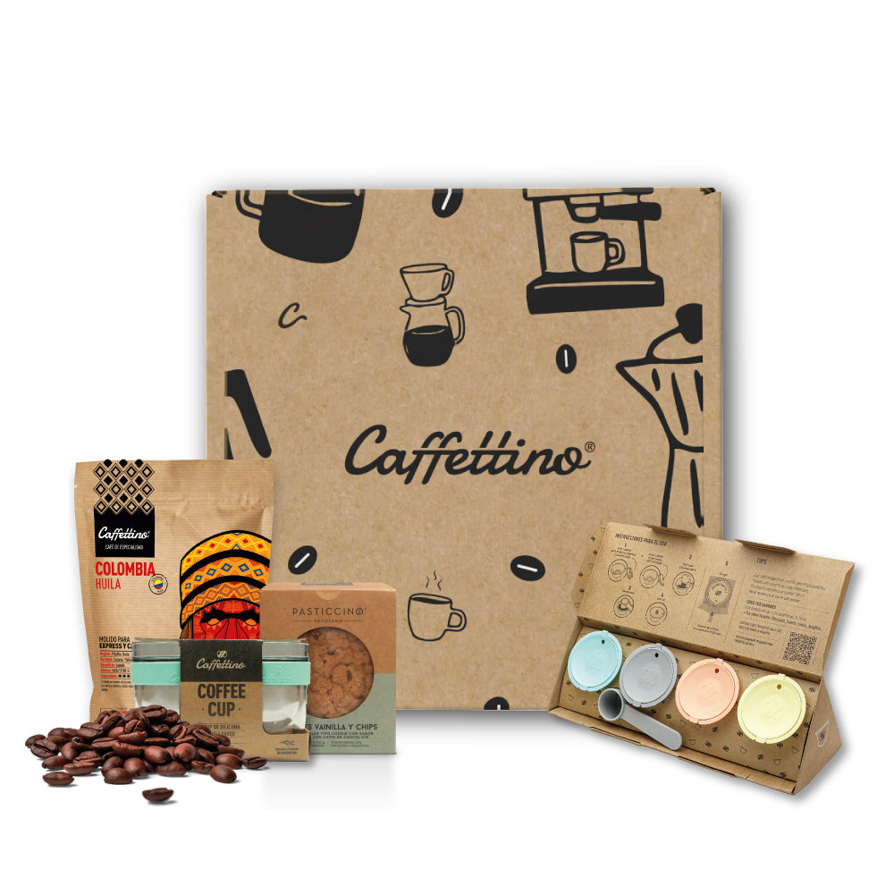 Box Cápsulas Recargables + Café de especialidad