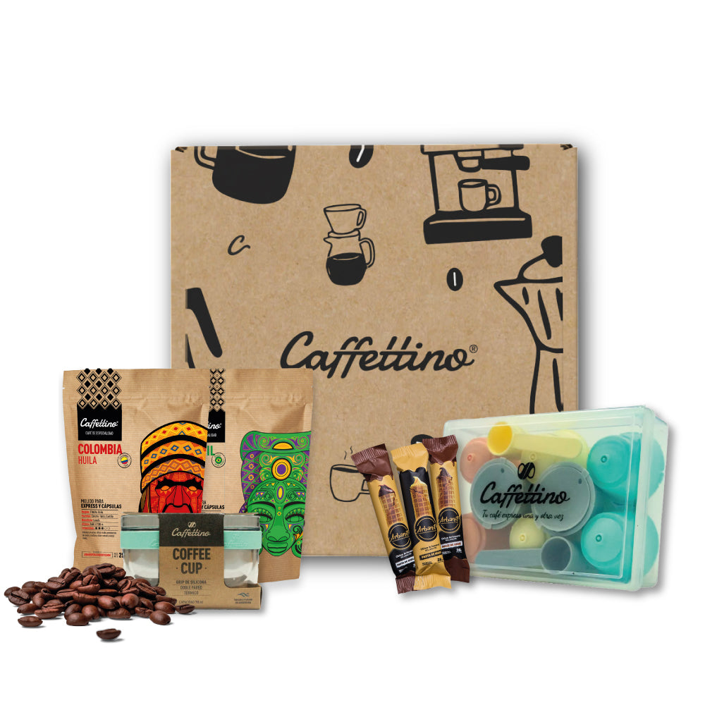Box XL Cápsulas Recargables + Café de especialidad