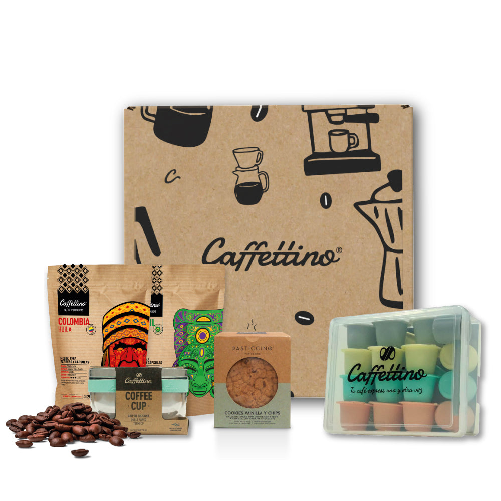 Box XL Cápsulas Recargables + Café de especialidad