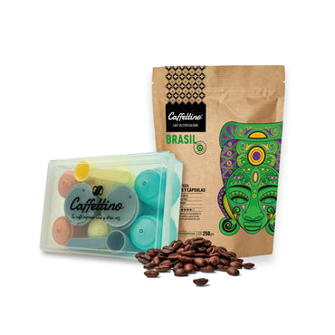 Combo Cápsulas Recargables Dolce Gusto x 8 + Café de Especialidad