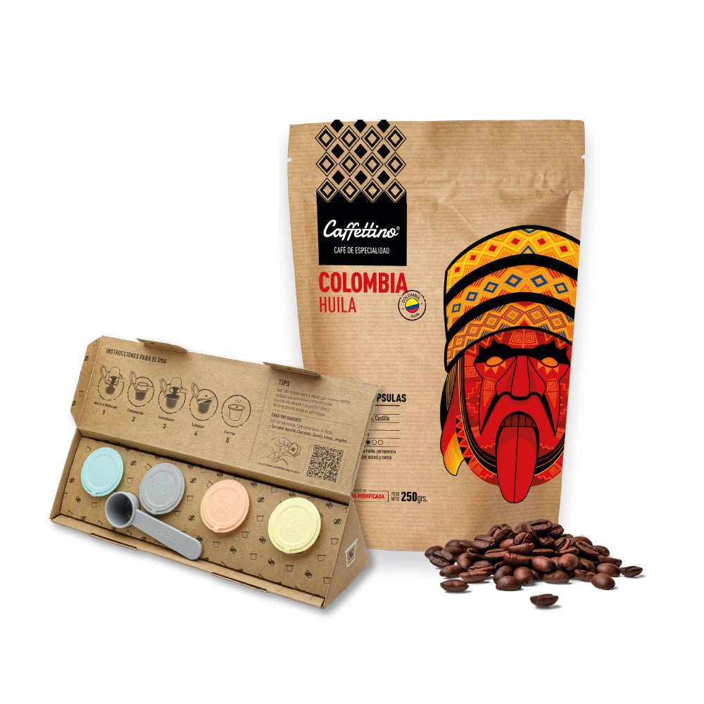 Combo Cápsulas Recargables Nespresso + Café de Especialidad