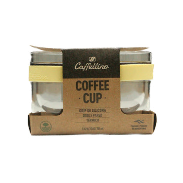 Pocillos doble pared Caffettino 70ml
