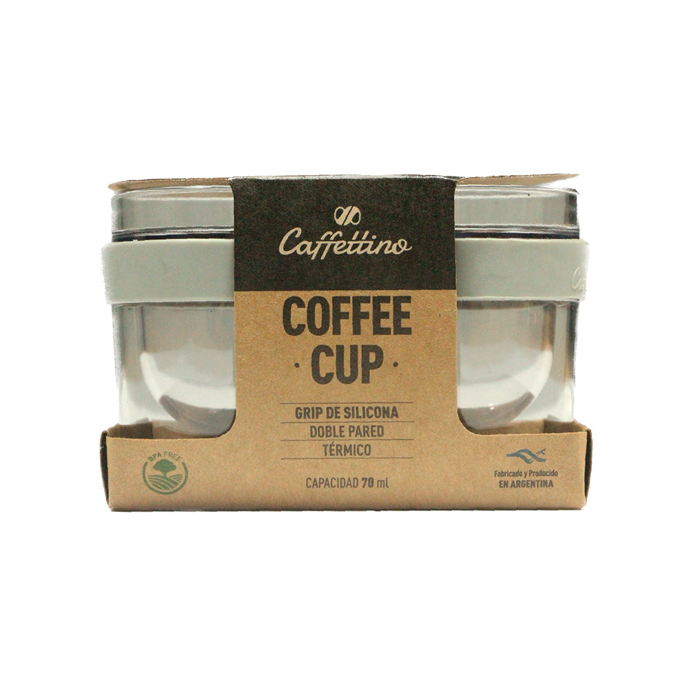 Pocillos doble pared Caffettino 70ml