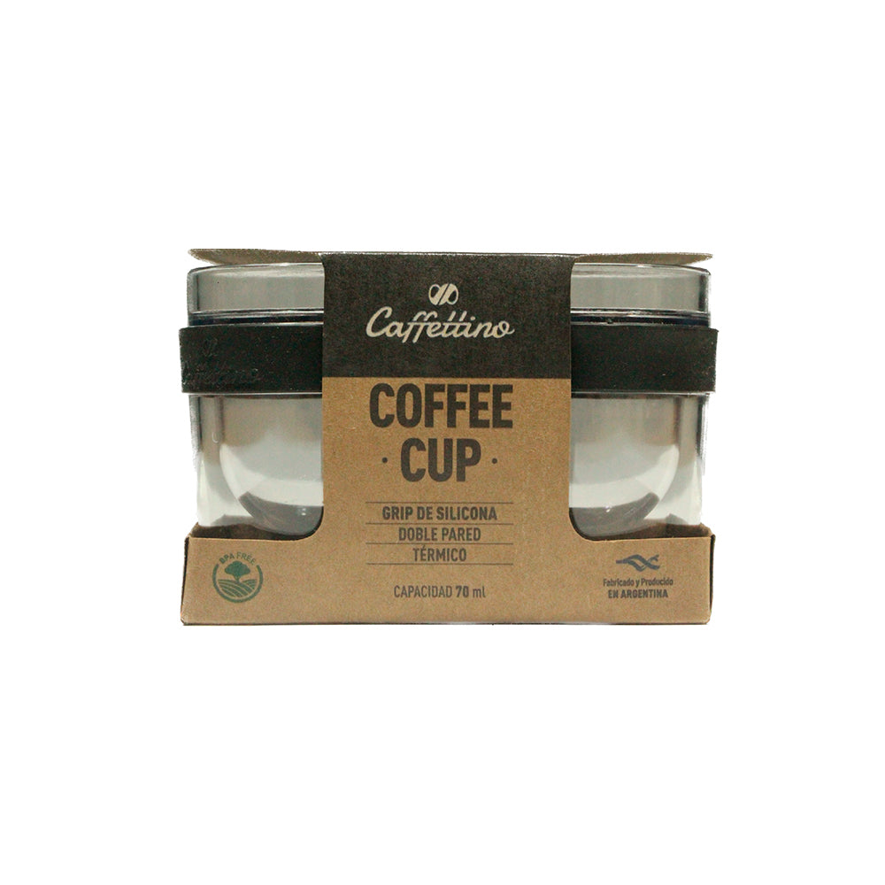 Pocillos doble pared Caffettino 70ml