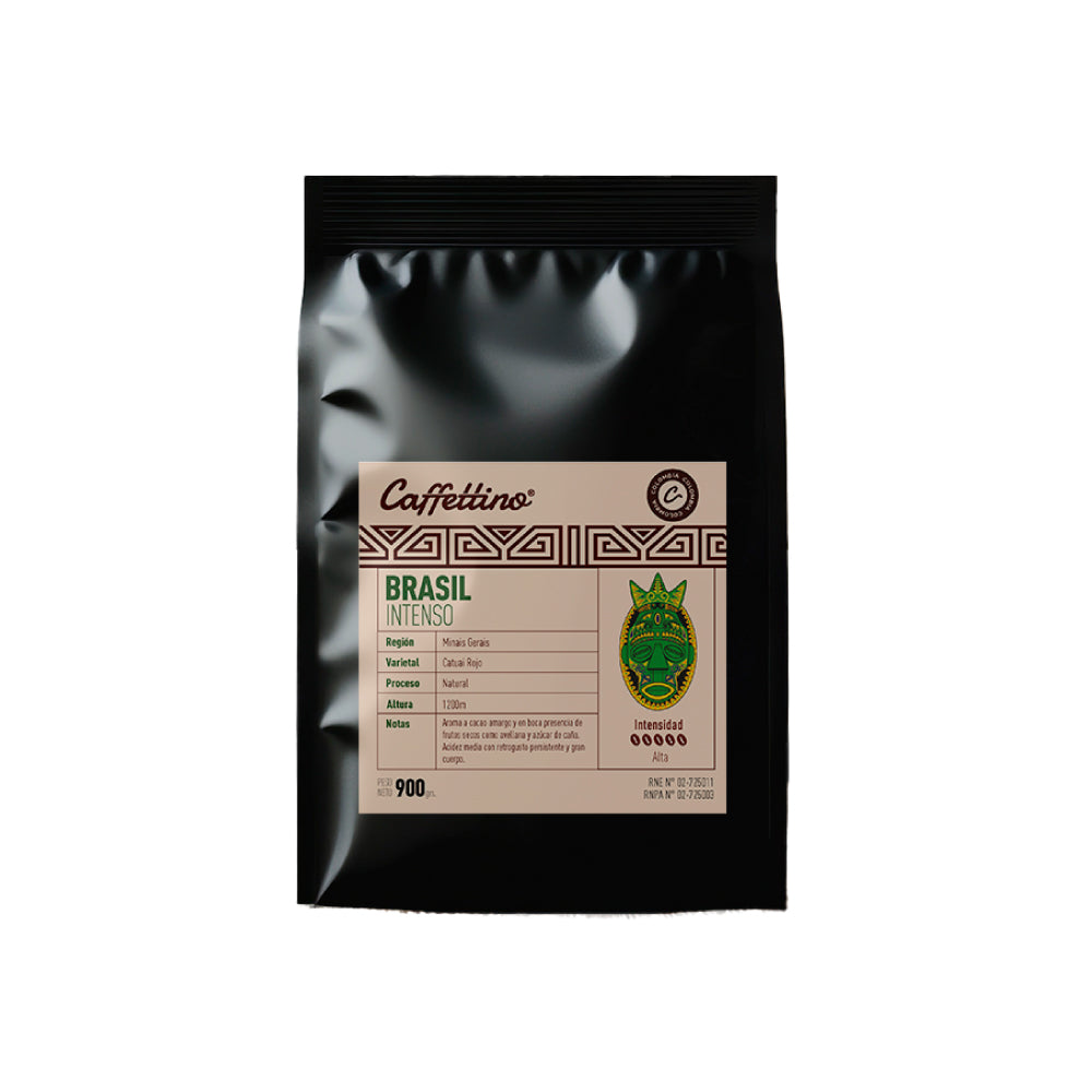 Café de especialidad Brasil Intenso en granos x 900grs