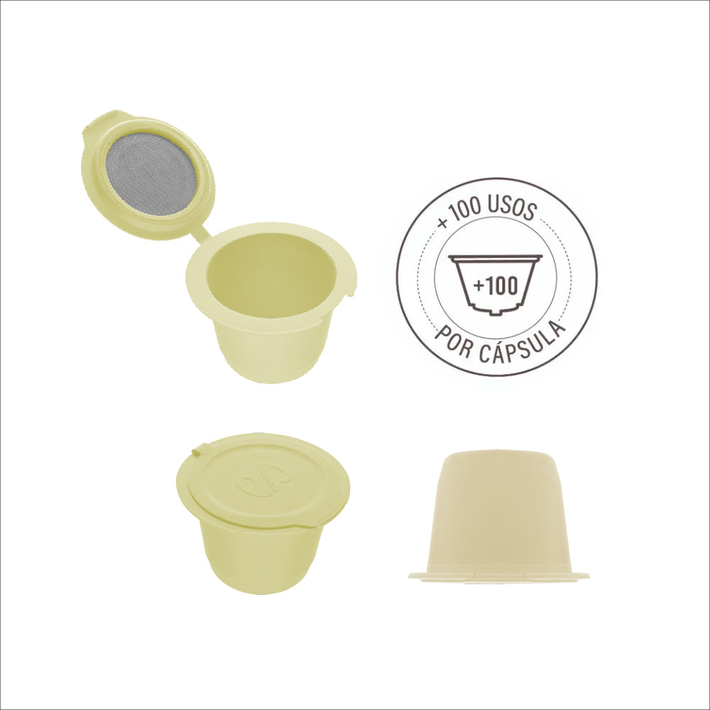 Cápsulas recargables para Nespresso x 4 unidades