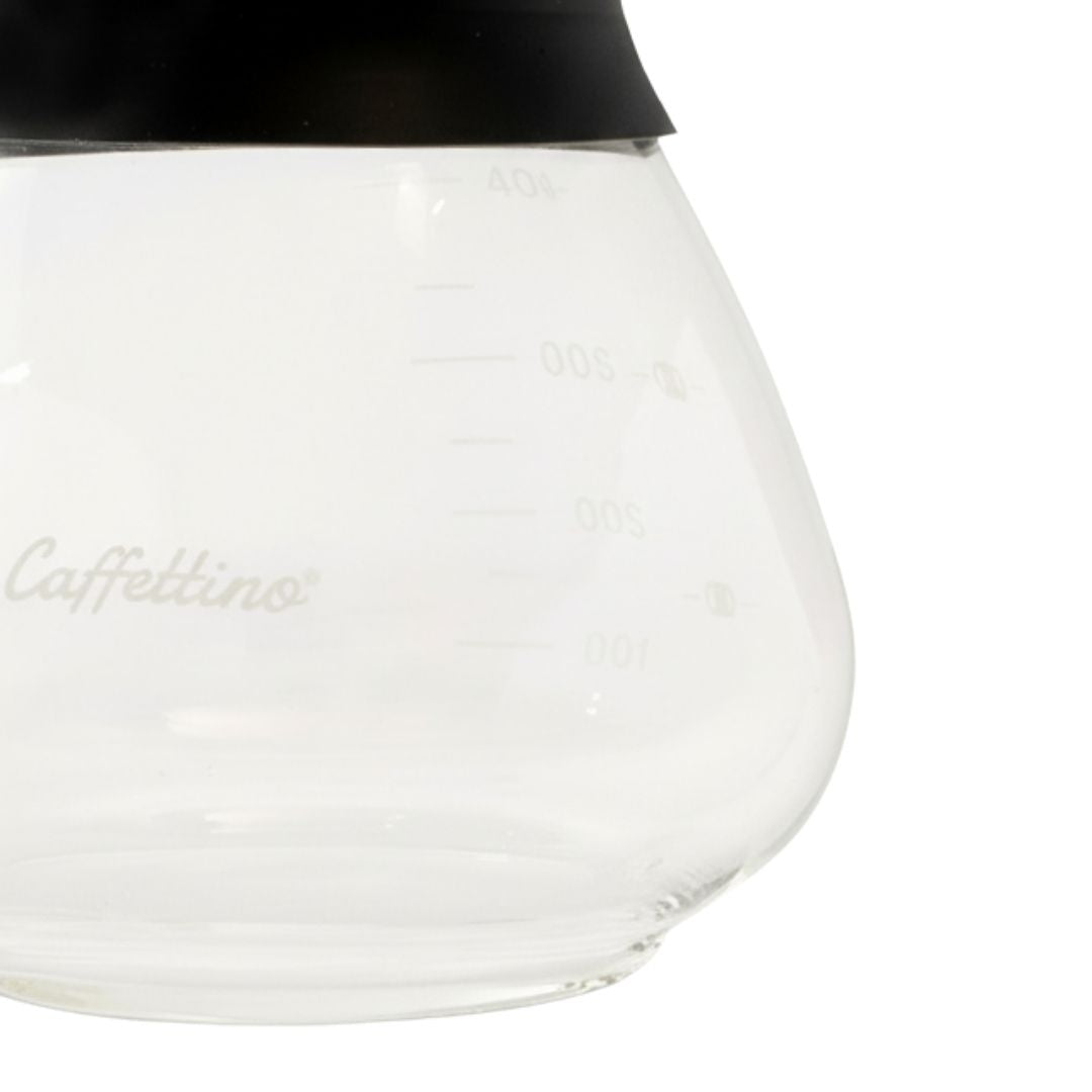 Cafetera Tipo Chemex + Filtro 400ml Caffettino