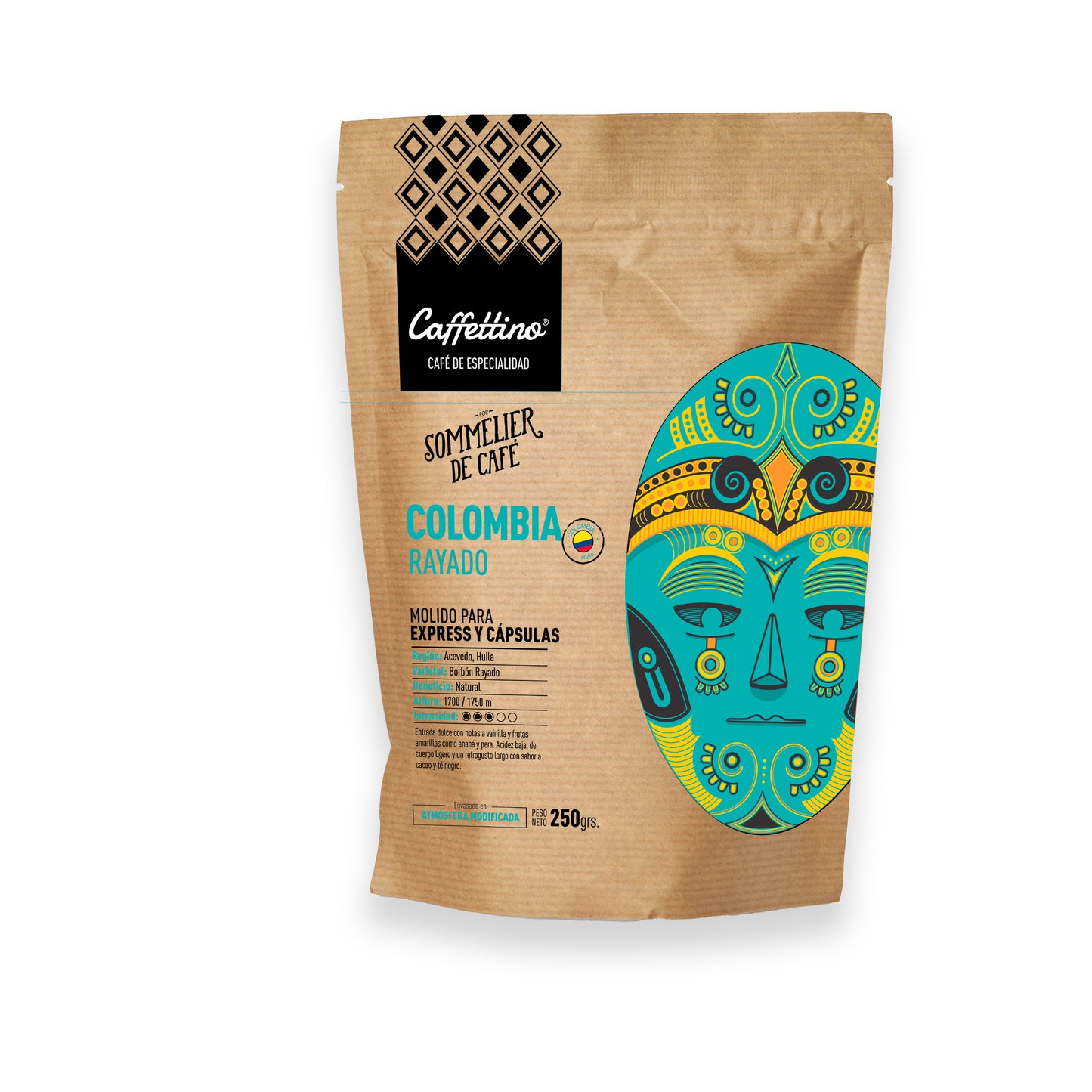 Café De Especialidad Colombia Bourbon Rayado