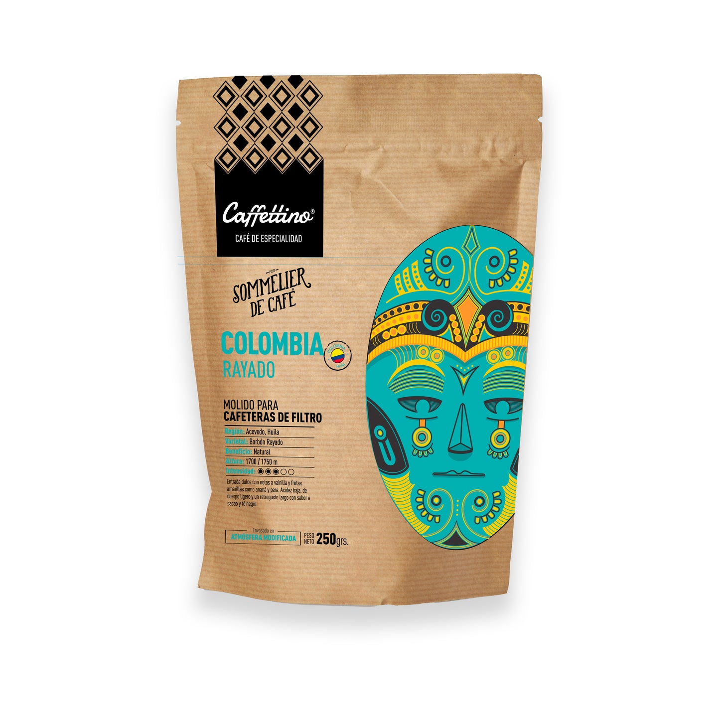 Café De Especialidad Colombia Bourbon Rayado