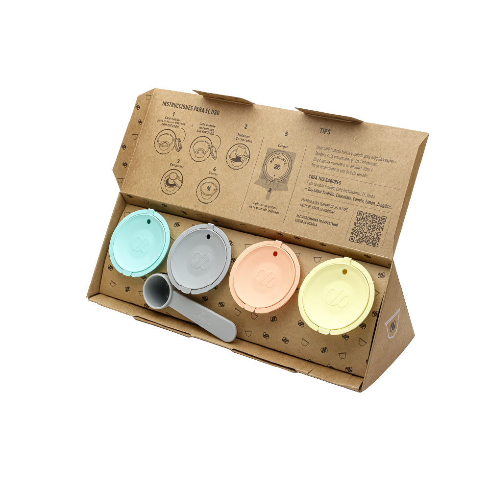 Cápsulas Recargables para Dolce Gusto x4 unidades