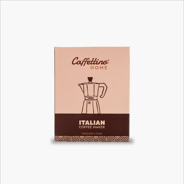 Cafetera Italiana de vidrio Caffettino 6 pocillos