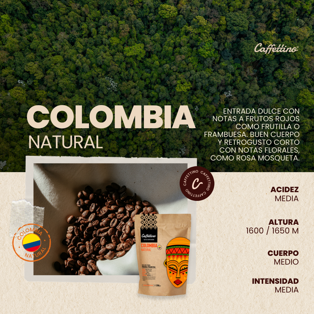 Café De Especialidad Colombia Natural 250grs