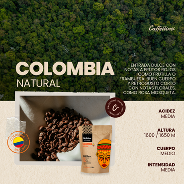 Café De Especialidad Colombia Natural 250grs