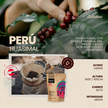 Café de especialidad Perú Huasimal