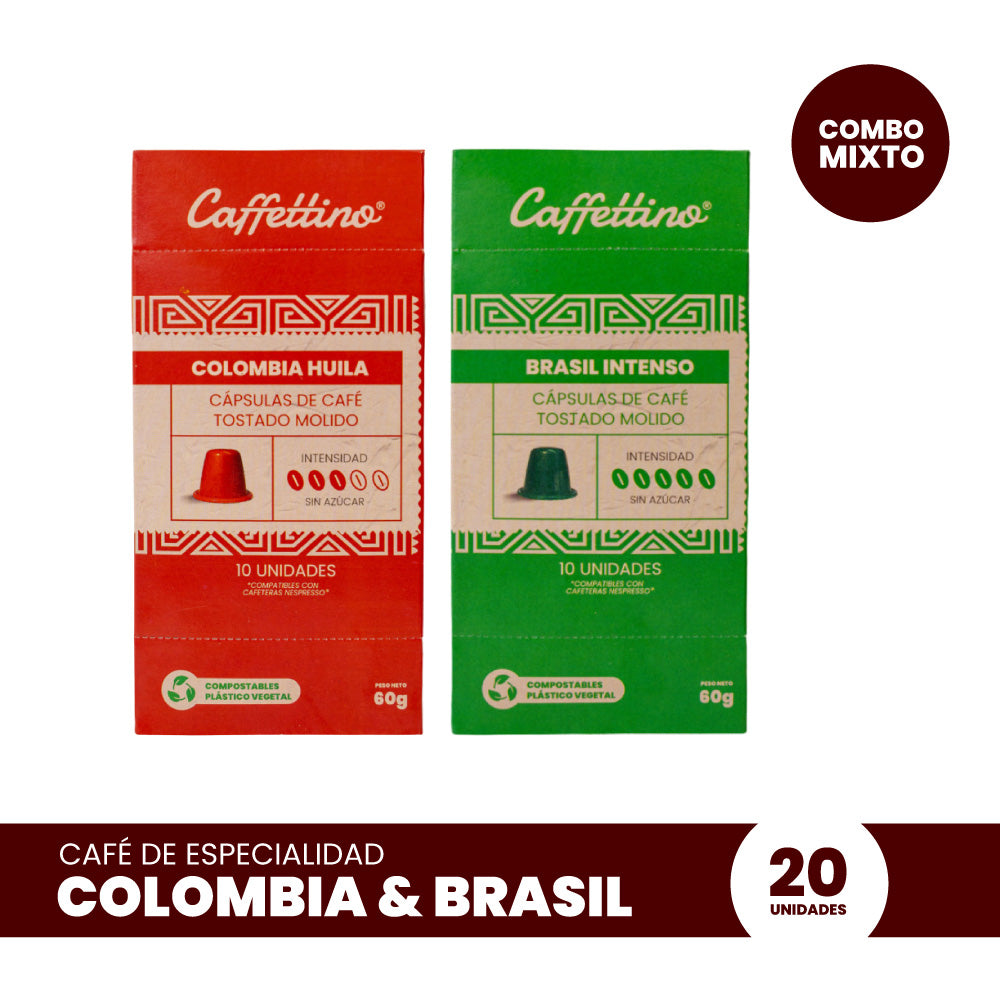 Combo Cápsulas de especialidad x 20u