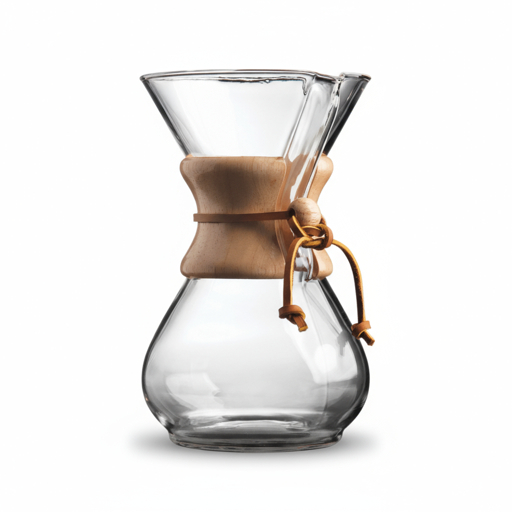 Cafetera estilo Chemex con filtro de acero inoxidable 800ml Caffettino