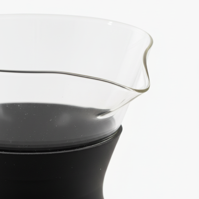 Cafetera estilo Chemex con filtro de acero inoxidable 400ml Caffettino