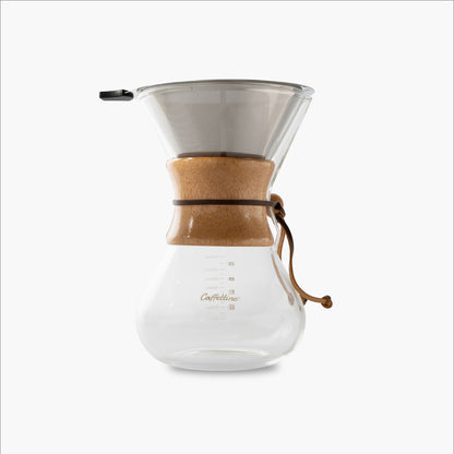 Cafetera estilo Chemex con filtro de acero inoxidable 800ml Caffettino