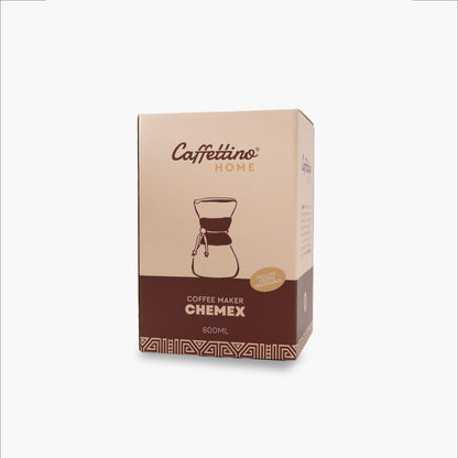 Cafetera estilo Chemex con filtro de acero inoxidable 800ml Caffettino