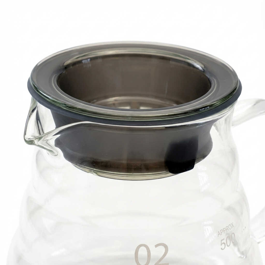 Kit Cafetera de filtro v60 vidrio 600cc Caffettino