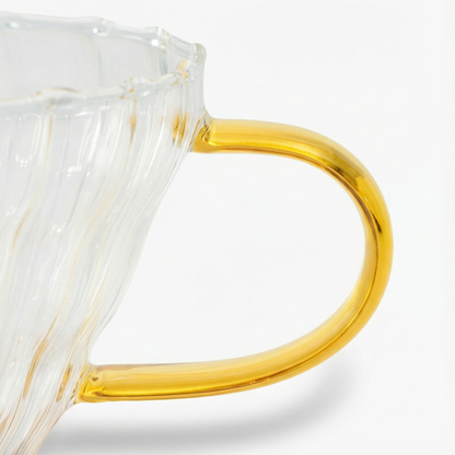 Dripper para V60 de vidrio con soporte de madera Caffettino