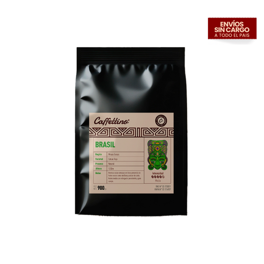 Café de especialidad Brasil Minas Gerais en granos x 900grs