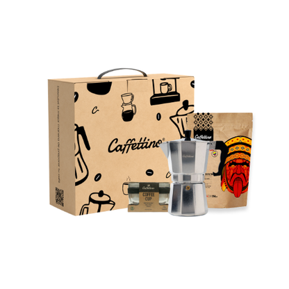 Box Cafetera Italiana + Café de especialidad
