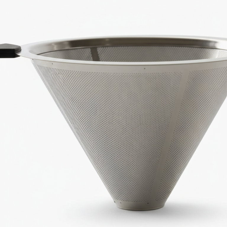 Cafetera estilo Chemex con filtro de acero inoxidable 400ml Caffettino