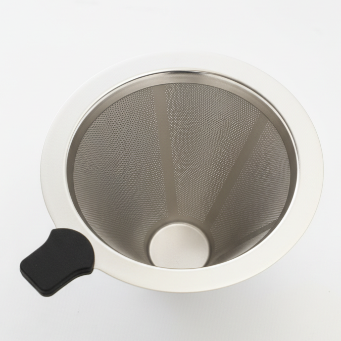 Cafetera estilo Chemex con filtro de acero inoxidable 400ml Caffettino