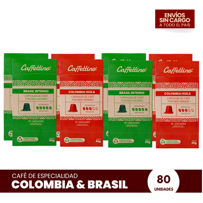 Combo Cápsulas De Especialidad x 80u para Nespresso