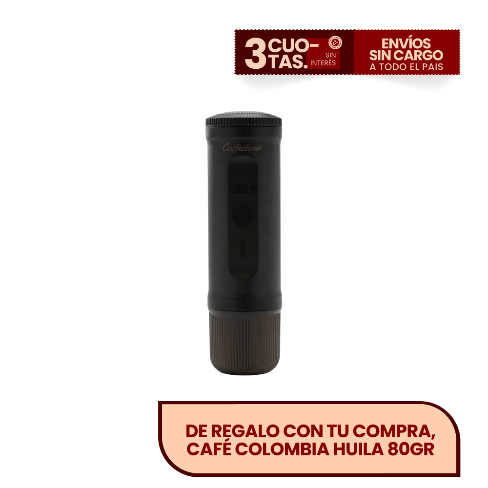 Cafetera espresso portátil carga USB Caffettino