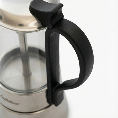 Cafetera Italiana de vidrio Caffettino 6 pocillos