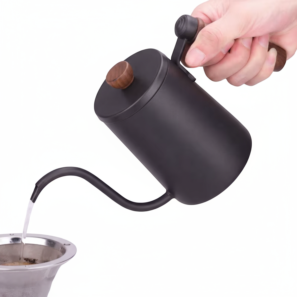 Pava de barista estilo cisne 600ml Caffettino