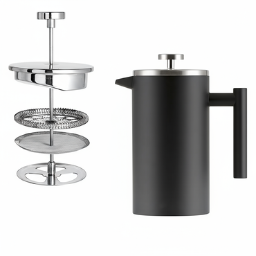 Cafetera  prensa francesa de acero inoxidable 600ml
