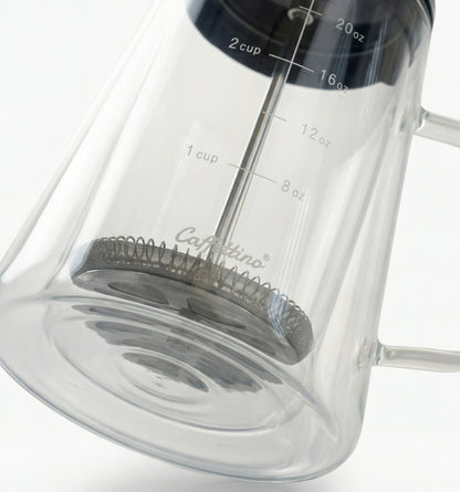 Cafetera prensa francesa doble pared 600ml Caffettino