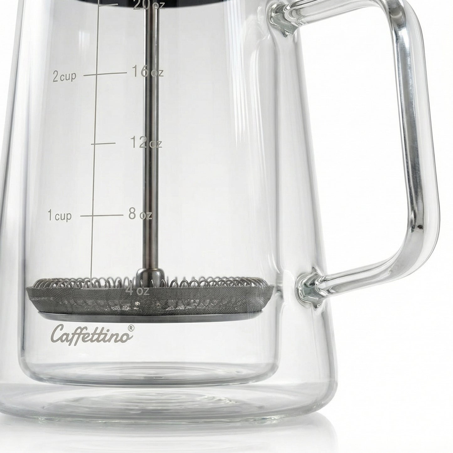 Cafetera prensa francesa doble pared 600ml Caffettino