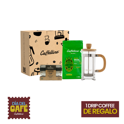 Box Prensa Francesa + Café de origen