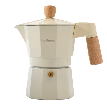 Cafetera Moka Tipo Italiana Blanca Caffettino