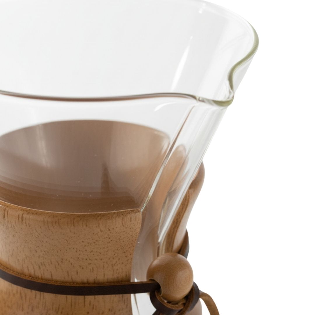 Cafetera Estilo Chemex con filtro de acero inoxidable 400ml Caffettino