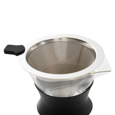 Cafetera estilo Chemex con filtro de acero inoxidable 400ml Caffettino