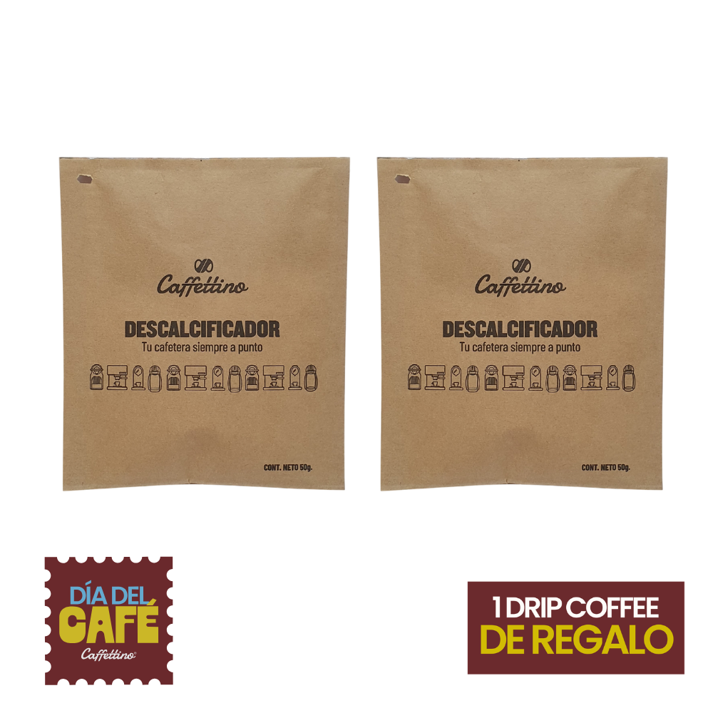 2 Descalcificadores para cafetera x 50 grs