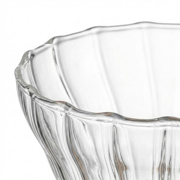 Dripper para V60 de vidrio con soporte de madera Caffettino