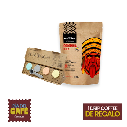 Cápsulas recargables Nespresso x4 + Café de especialidad