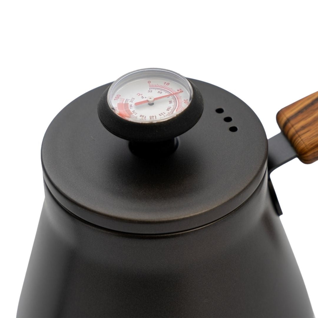Pava de barista profesional con térmometro 1000ml