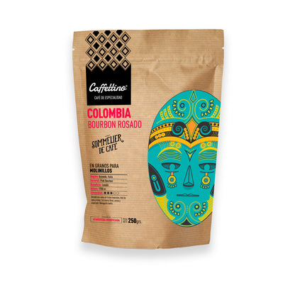 Café de especialidad Colombia Bourbon Rosado