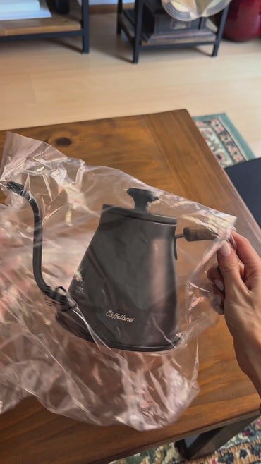 Pava de barista profesional con termómetro 1000ml