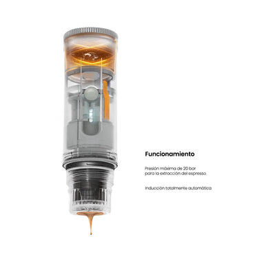 Cafetera Caffettino espresso portátil carga USB